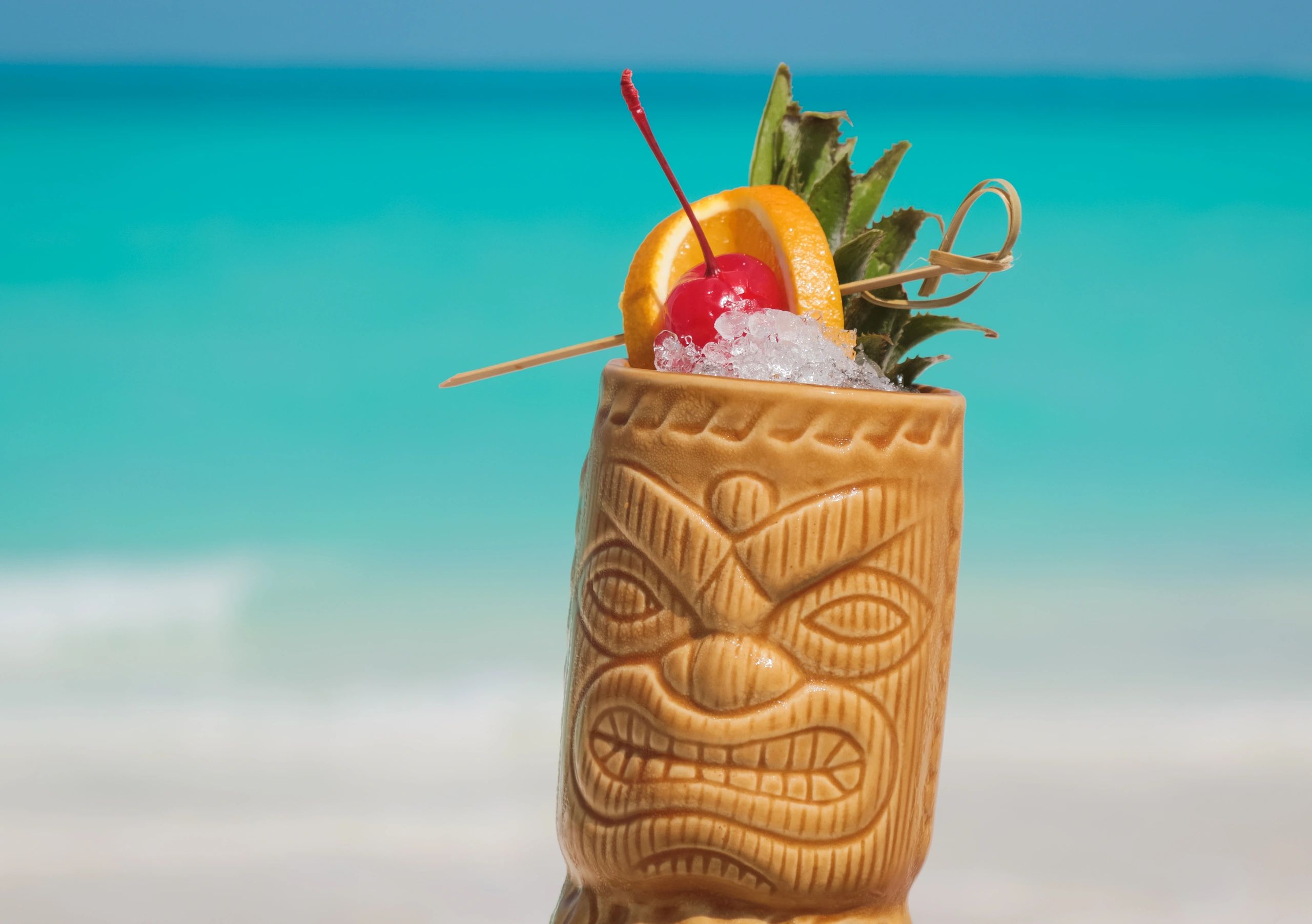 vintage tiki glassware