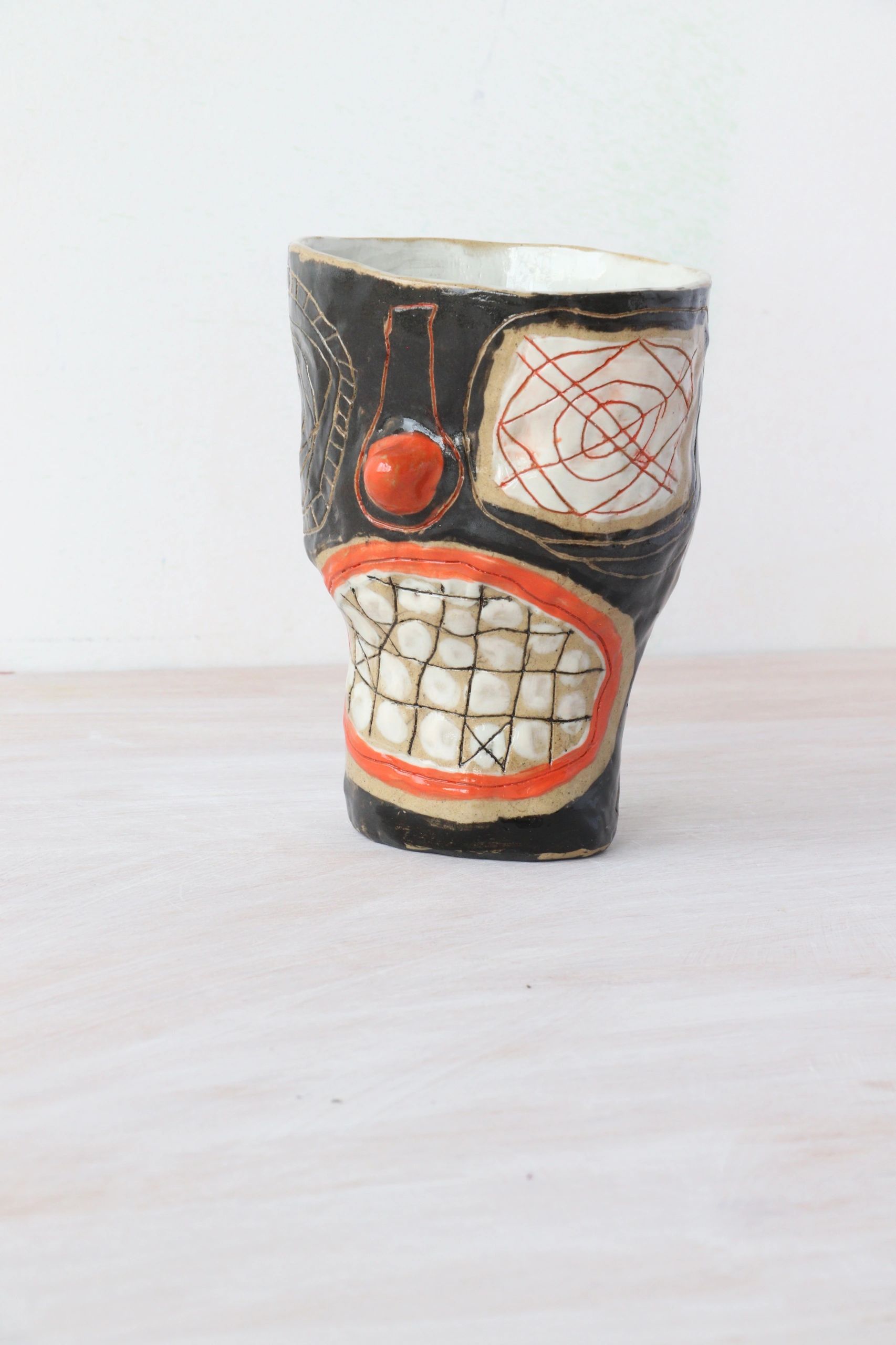 vintage polynesian mask